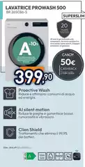 Candy - Lavatrice Prowash 500 BR 26SCB6-S Candy - Lavatrice Prowash 500 BR 26SCB6-S
