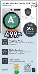 Candy - Lavasciuga Prowash & Dry 500 BWR 485SBL6-S Candy - Lavasciuga Prowash & Dry 500 BWR 485SBL6-S
