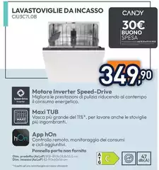 Candy - Lavastoviglie Da Incasso CIU3C7LOB Candy - Lavastoviglie Da Incasso CIU3C7LOB