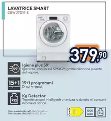 Candy - Lavatrice Smart CBW 27D1E-S Candy - Lavatrice Smart CBW 27D1E-S