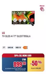 LG - Tv Oled Ai 77'' OLED77B56LA