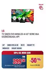 LG - Tv Qned EVO MiniLED AI 65" Serie 86A 65QNED86A6A.API