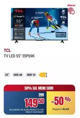 TCL - Tv Led 55" 55P69K