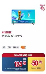 Hisense - Tv Qled 40'' 40A59Q