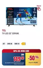 TCL - Tv Led 55" 55P69K TCL - Tv Led 55" 55P69K