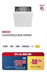 Indesit - Lavastoviglie In2ie14cnp80