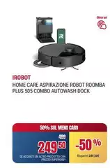 iRobot - Home Care Aspirazione Robot Roomba Plus 505 Combo Autowash Dock iRobot - Home Care Aspirazione Robot Roomba Plus 505 Combo Autowash Dock