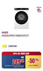 Haier - Asciugatrice Hd80d357u11t Haier - Asciugatrice Hd80d357u11t