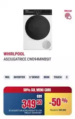 Whirlpool - Asciugatrice CWD94MWBSIIT Whirlpool - Asciugatrice CWD94MWBSIIT