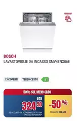 Bosch - Lavastoviglie Da Incasso SMV4ENX06E
