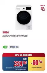 Smeg - Asciugatrice Dnp09seb