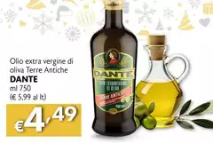 Dante - Olio Extra Vergine Di Oliva Terre Antiche Dante - Olio Extra Vergine Di Oliva Terre Antiche