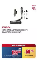 Rowenta - Home Care Aspirazione Scope Ricaricabili RH9B74WO Rowenta - Home Care Aspirazione Scope Ricaricabili RH9B74WO