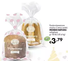 Mondo Natura - Pandoro/panettone Classico O Senz Canditi Cellophane Mondo Natura - Pandoro/panettone Classico O Senz Canditi Cellophane