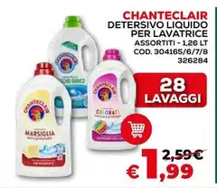 Chanteclair - Detersivo Liquido Per Lavatrice Chanteclair - Detersivo Liquido Per Lavatrice