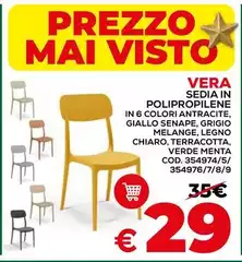 Vera - Sedia In Polipropilene Vera - Sedia In Polipropilene