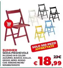 Sedia Pieghevole Sedia Pieghevole