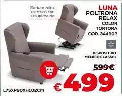 Tortora - Luna Poltrona Relax