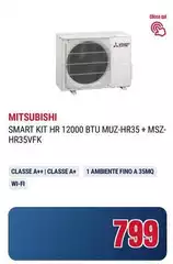 Mitsubishi - Smart Kit Hr 12000 Btu Muz-hr35 + Msz- Hr35vfk Mitsubishi - Smart Kit Hr 12000 Btu Muz-hr35 + Msz- Hr35vfk