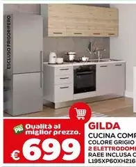 Cucina Comfort Colore Grigio 2 Elettrodomi Cucina Comfort Colore Grigio 2 Elettrodomi