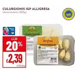 Alligresa - Culurgionis IGP Alligresa - Culurgionis IGP