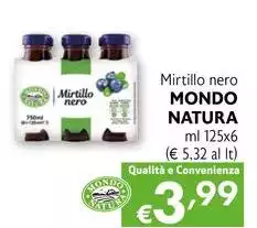 Mondo Natura - Mirtillo Nero Mondo Natura - Mirtillo Nero