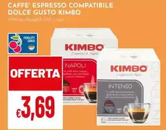 Kimbo - Caffe' Espresso Compatibile Dolce Gusto Kimbo - Caffe' Espresso Compatibile Dolce Gusto