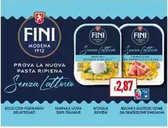 Fini - Prova La Nuova Pasta Ripiena Fini - Prova La Nuova Pasta Ripiena