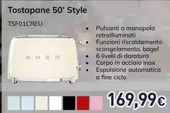 Smeg - Tostapane 50' Style TSF01CREU Smeg - Tostapane 50' Style TSF01CREU