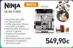 Ninja - Luxe Cafè ES601EU Ninja - Luxe Cafè ES601EU