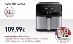Moulinex - Easy Fry Mega Friggitrice Ad Aria Mod. EZ855D Moulinex - Easy Fry Mega Friggitrice Ad Aria Mod. EZ855D