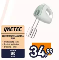 Imetec - Sbattitore Crea&Crema 7485 Imetec - Sbattitore Crea&Crema 7485