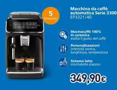 Philips - Macchina Da Caffè Automatica Series 3300 EP3321/40 Philips - Macchina Da Caffè Automatica Series 3300 EP3321/40