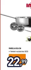 Inoxriv S.p.a. - Padella Ø 26 Cm Inoxriv S.p.a. - Padella Ø 26 Cm