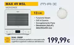Whirlpool - Microonde MAX 49 WSL Whirlpool - Microonde MAX 49 WSL