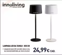Innoliving - Lampada Led Da Tavolo-H35 Cm Innoliving - Lampada Led Da Tavolo-H35 Cm