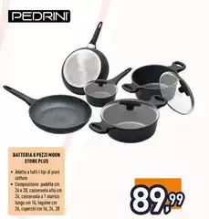 Pedrini - Batteria 8 Pezzi Moon Stone Plus Pedrini - Batteria 8 Pezzi Moon Stone Plus
