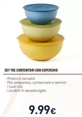 Fratelli Guzzini - Set Tre Contenitori Con Coperchio Fratelli Guzzini - Set Tre Contenitori Con Coperchio