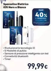Oral B - Spazzolino Elettrico iO5 Nero E Bianco Oral B - Spazzolino Elettrico iO5 Nero E Bianco
