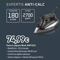 Rowenta - DW7025 EXPERTIS ANTI-CALC DW7025 Rowenta - DW7025 EXPERTIS ANTI-CALC DW7025