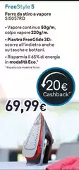 Braun - TexStyle 5 FreeStyle 5 Ferro A Vapore SI5057RD Braun - TexStyle 5 FreeStyle 5 Ferro A Vapore SI5057RD