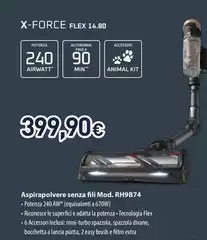 Rowenta - X-Force Flex 14.80 Aspirapolvere Senza Fili Mod. RH9B74 Rowenta - X-Force Flex 14.80 Aspirapolvere Senza Fili Mod. RH9B74