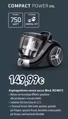 Rowenta - Compact Power Xxl Aspirapolvere Senza Sacco Mod.RO4B75 Rowenta - Compact Power Xxl Aspirapolvere Senza Sacco Mod.RO4B75