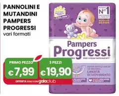 Pampers - Pannolini E Mutandini Progressi Vari Formati Pampers - Pannolini E Mutandini Progressi Vari Formati