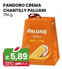 Paluani - Pandoro Crema Chantilly 750 G Paluani - Pandoro Crema Chantilly 750 G