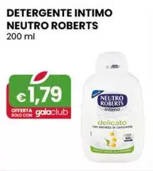 Neutro Roberts - Detergente Intimo 200 Ml Neutro Roberts - Detergente Intimo 200 Ml