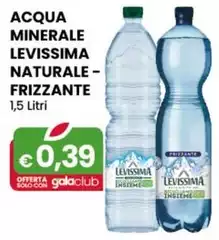 Levissima - Acqua Minerale Naturale-Frizzante 1,5 Litri Levissima - Acqua Minerale Naturale-Frizzante 1,5 Litri