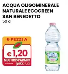 San Benedetto - Acqua Oligominerale Naturale Ecogreen 50 Cl San Benedetto - Acqua Oligominerale Naturale Ecogreen 50 Cl