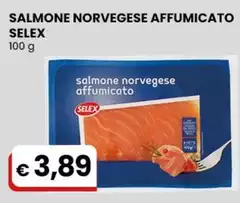 Selex - Salmone Norvegese Affumicato 100 G Selex - Salmone Norvegese Affumicato 100 G