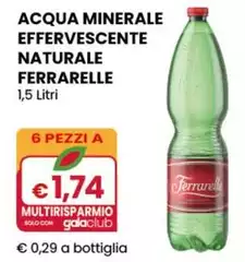 Ferrarelle - Acqua Minerale Effervescente Naturale 1,5 Litri Ferrarelle - Acqua Minerale Effervescente Naturale 1,5 Litri